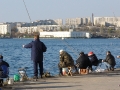 рыбаки на Приморском